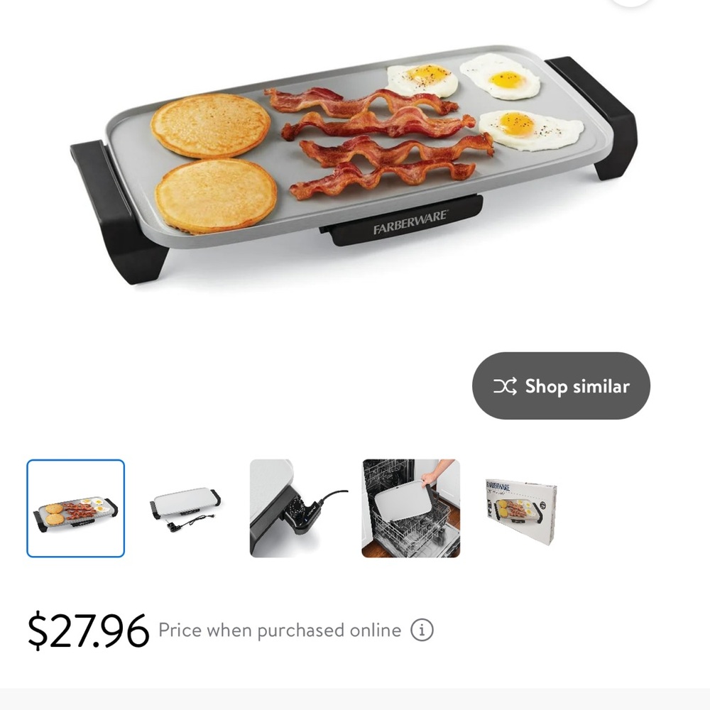 Faberware cook griddle